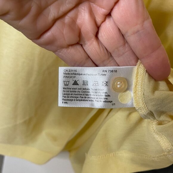 Hugo Boss Mens Polo Shirt Yellow Size Medium Pure Cotton Short Sleeve Button - Picture 8 of 16